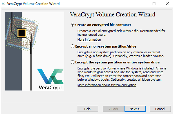 VeraCrypt vs. TrueCrypt: 3 Grundfunktionen - Containerverschlüsselung, Partitionsverschlüsselung, Festplattenverschlüsselung
