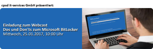 Webcast Einladung BitLocker Security