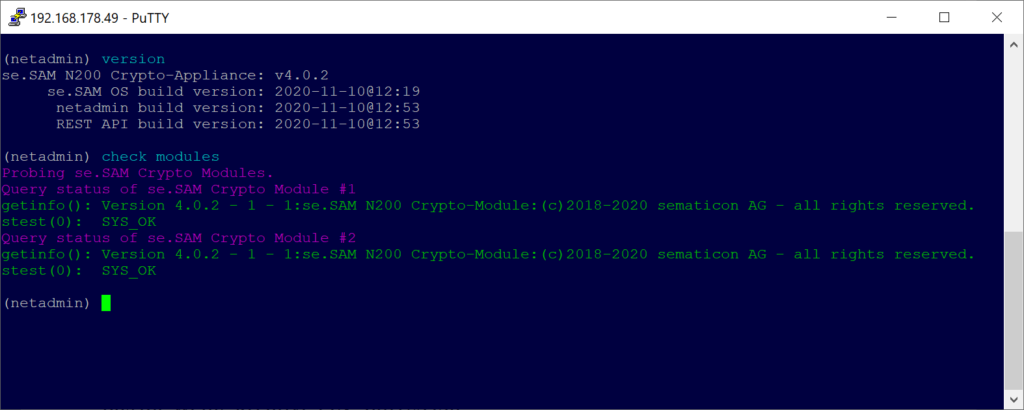 sematicon N200 Core Modul Information